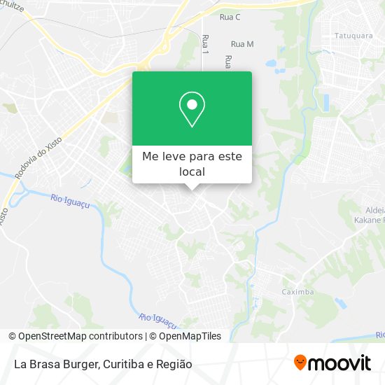 La Brasa Burger mapa