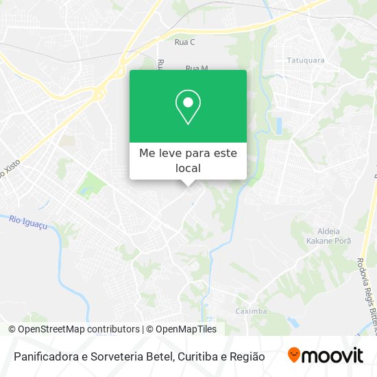 Panificadora e Sorveteria Betel mapa