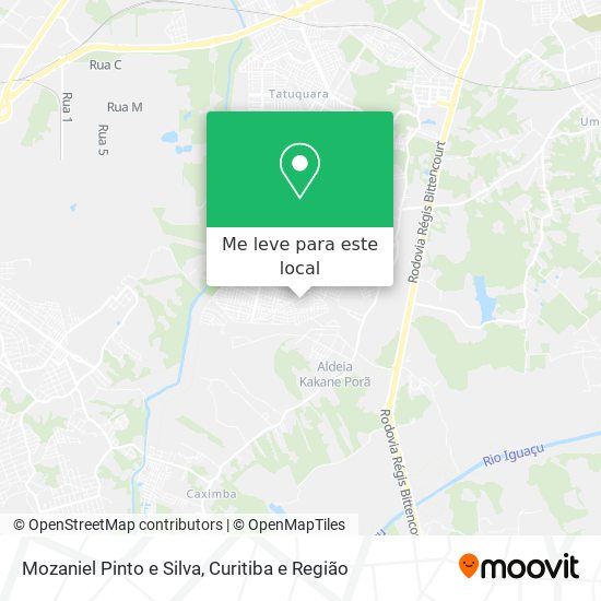 Mozaniel Pinto e Silva mapa