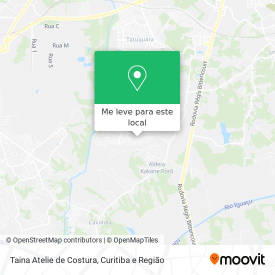 Taina Atelie de Costura mapa