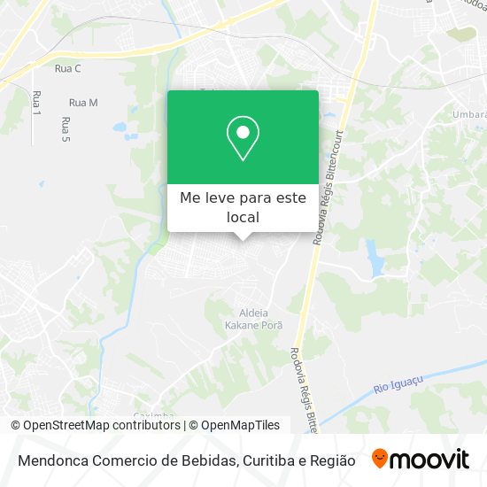 Mendonca Comercio de Bebidas mapa