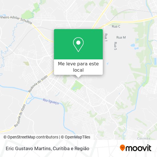 Eric Gustavo Martins mapa