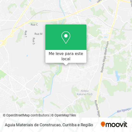 Aguia Materiais de Construcao mapa