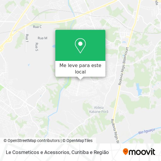 Le Cosmeticos e Acessorios mapa