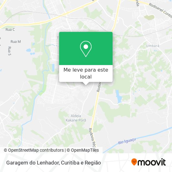 Garagem do Lenhador mapa