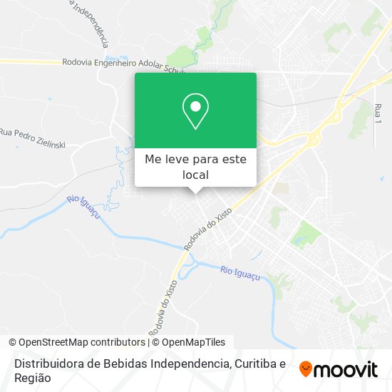 Distribuidora de Bebidas Independencia mapa