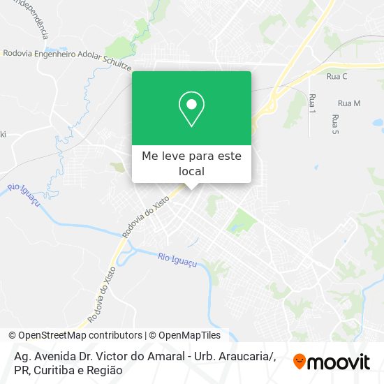Ag. Avenida Dr. Victor do Amaral - Urb. Araucaria / , PR mapa