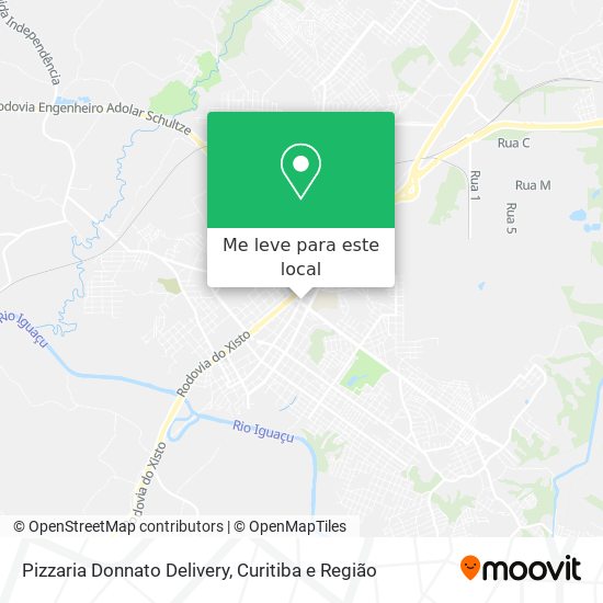 Pizzaria Donnato Delivery mapa