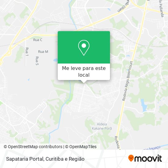 Sapataria Portal mapa