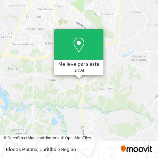 Blocos Parana mapa