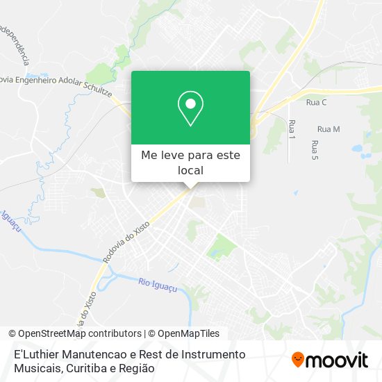 E'Luthier Manutencao e Rest de Instrumento Musicais mapa