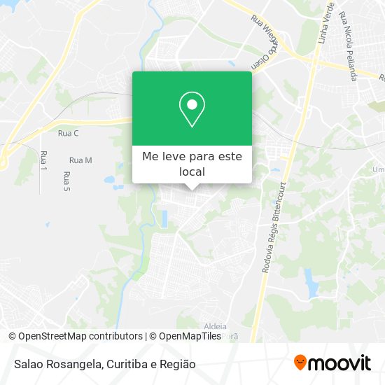 Salao Rosangela mapa