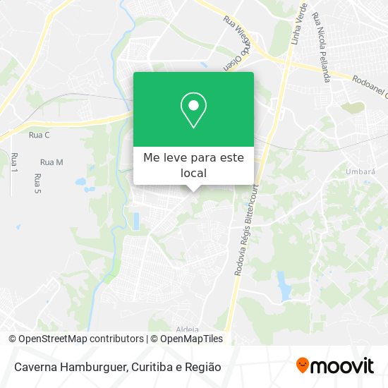 Caverna Hamburguer mapa