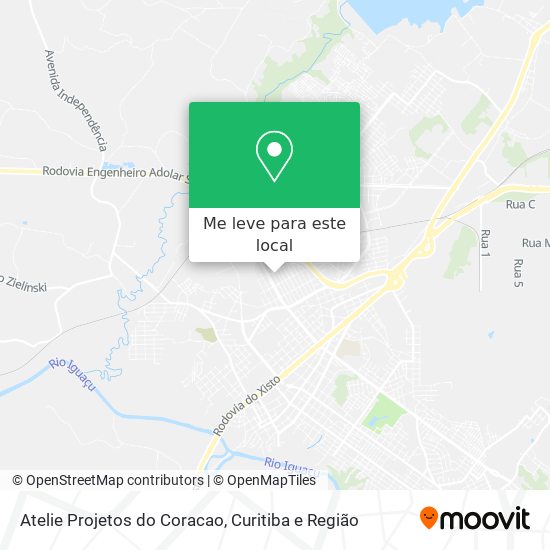 Atelie Projetos do Coracao mapa