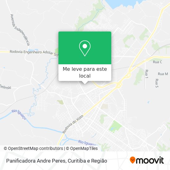 Panificadora Andre Peres mapa