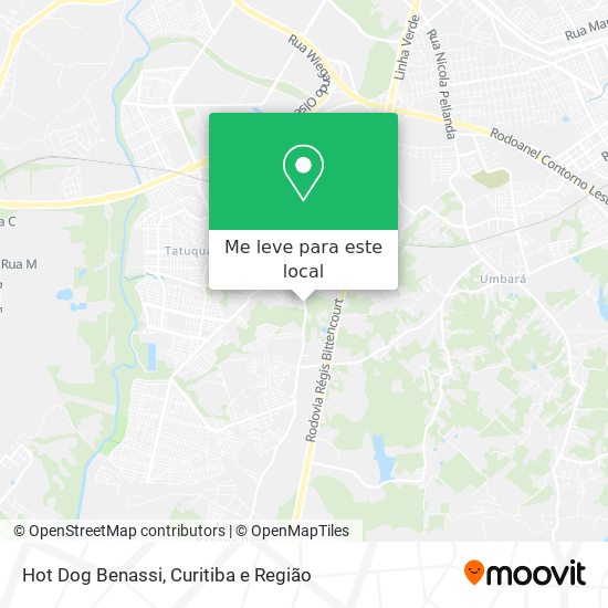 Hot Dog Benassi mapa