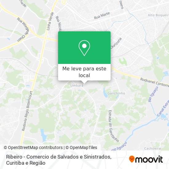 Ribeiro - Comercio de Salvados e Sinistrados mapa