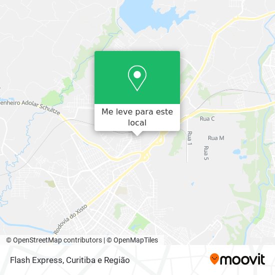 Flash Express mapa