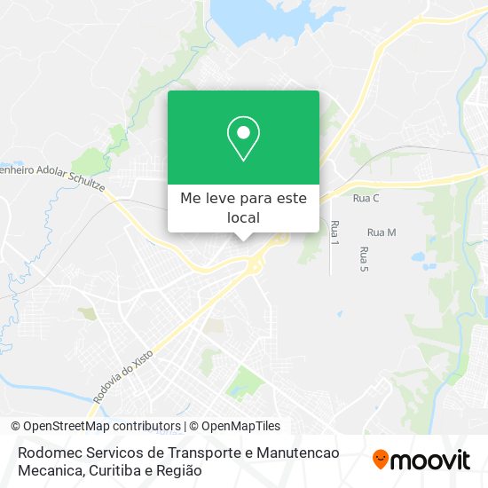 Rodomec Servicos de Transporte e Manutencao Mecanica mapa