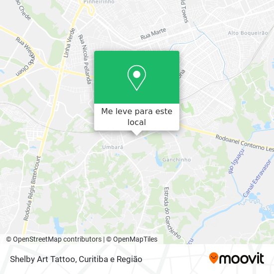 Shelby Art Tattoo mapa