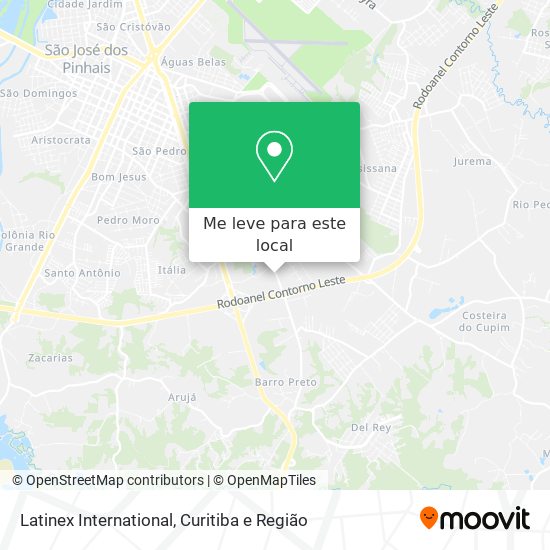 Latinex International mapa