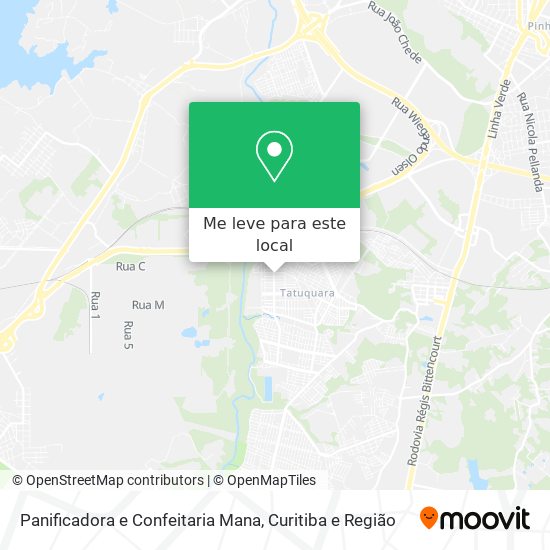 Panificadora e Confeitaria Mana mapa
