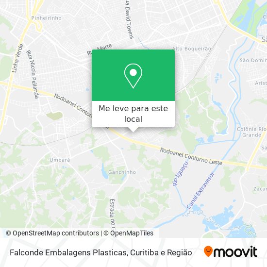 Falconde Embalagens Plasticas mapa