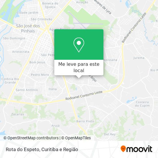 Rota do Espeto mapa