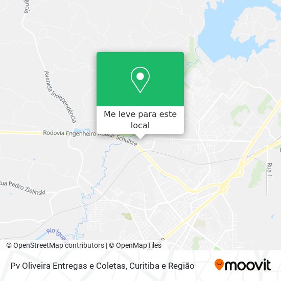 Pv Oliveira Entregas e Coletas mapa
