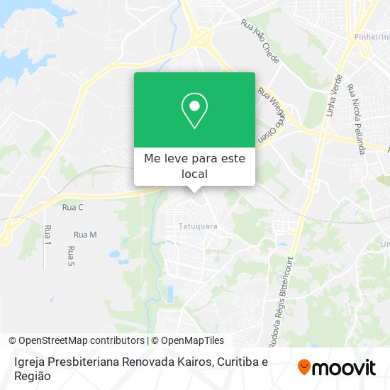 Igreja Presbiteriana Renovada Kairos mapa