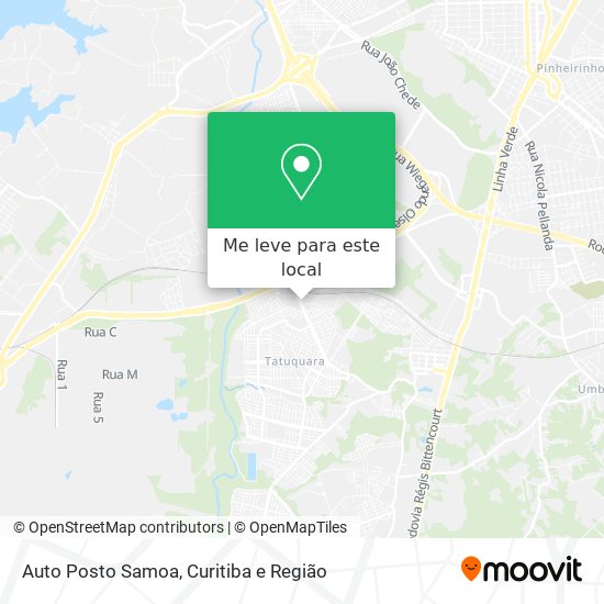 Auto Posto Samoa mapa