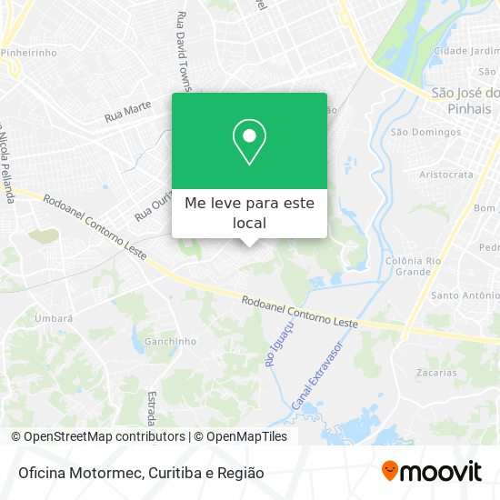Oficina Motormec mapa