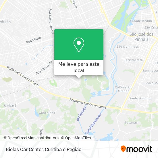 Bielas Car Center mapa