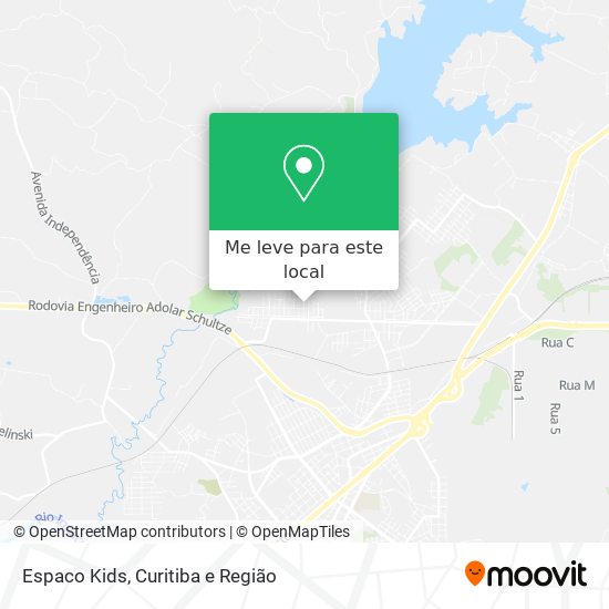 Espaco Kids mapa