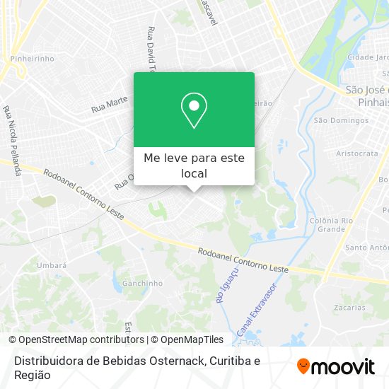 Distribuidora de Bebidas Osternack mapa