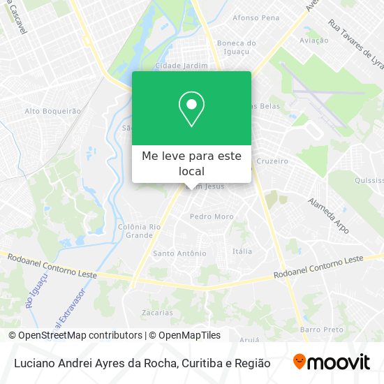 Luciano Andrei Ayres da Rocha mapa
