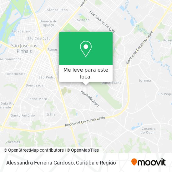 Alessandra Ferreira Cardoso mapa