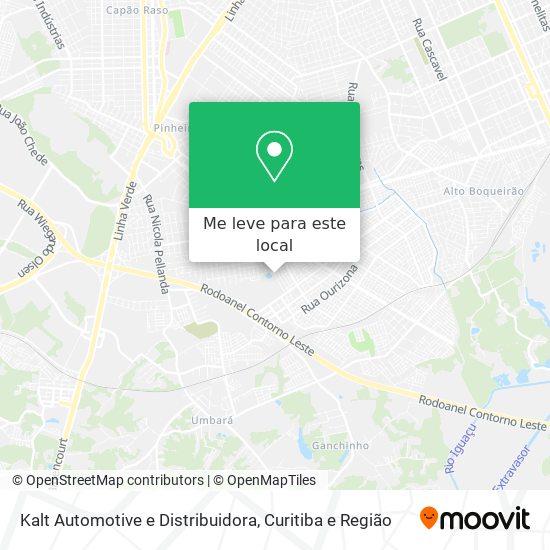 Kalt Automotive e Distribuidora mapa