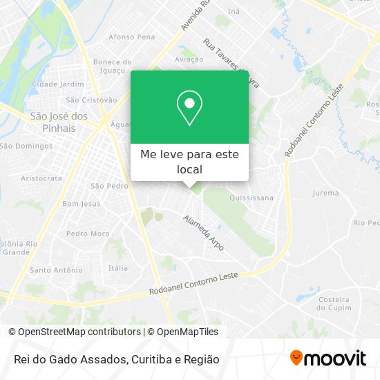Rei do Gado Assados mapa