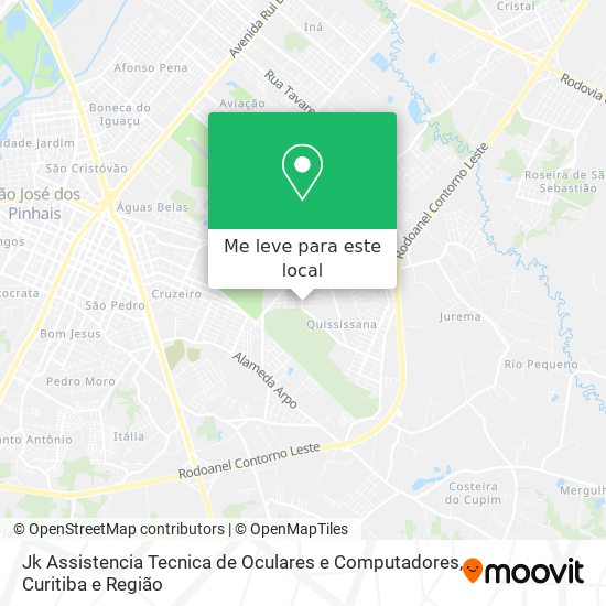 Jk Assistencia Tecnica de Oculares e Computadores mapa