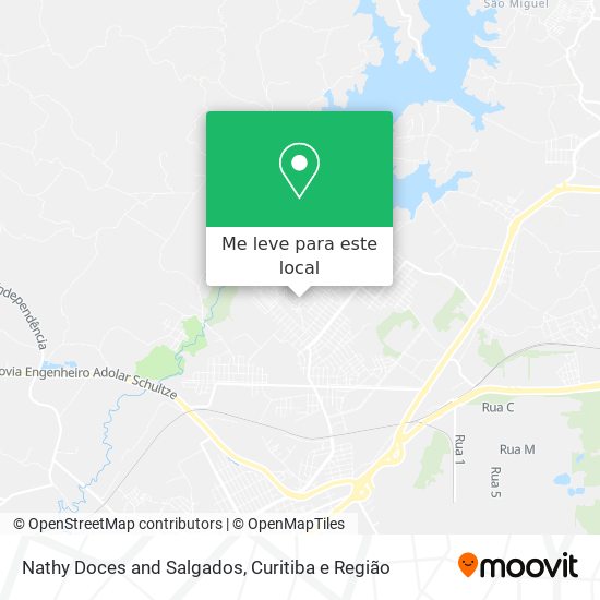 Nathy Doces and Salgados mapa