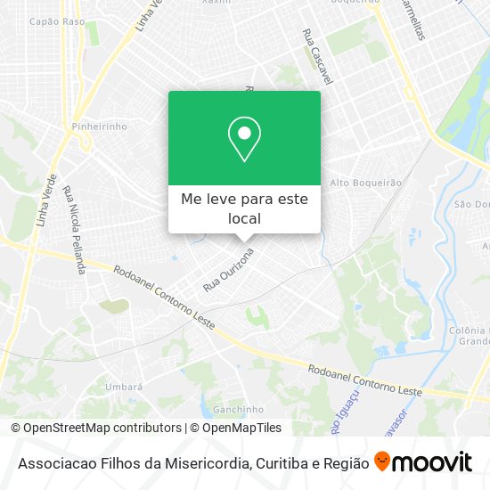 Associacao Filhos da Misericordia mapa