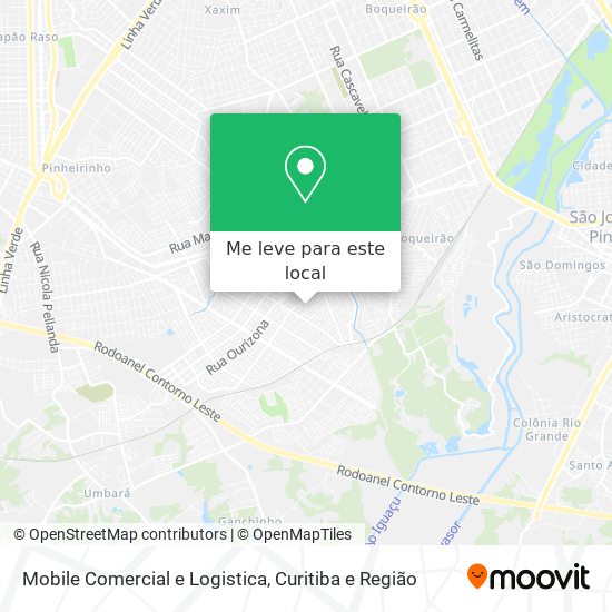 Mobile Comercial e Logistica mapa
