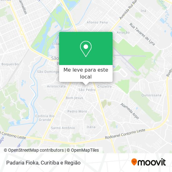 Padaria Fioka mapa