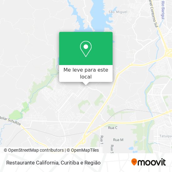 Restaurante California mapa