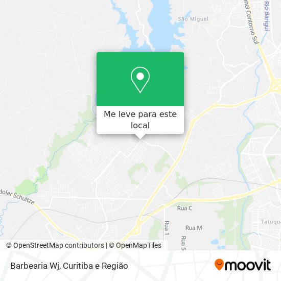 Barbearia Wj mapa