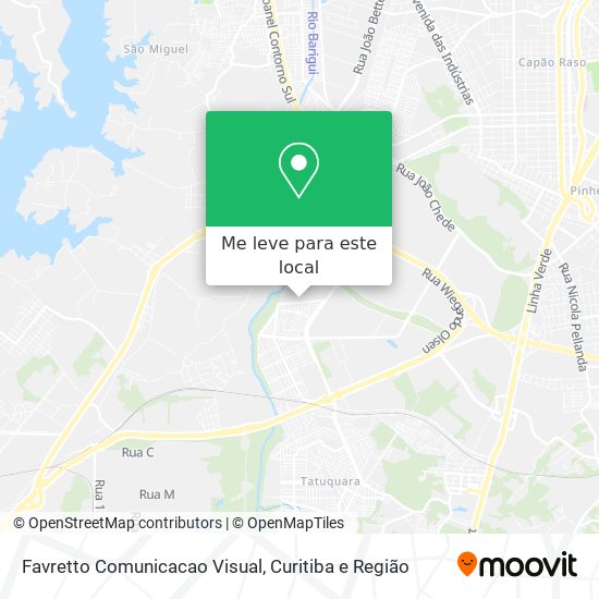 Favretto Comunicacao Visual mapa