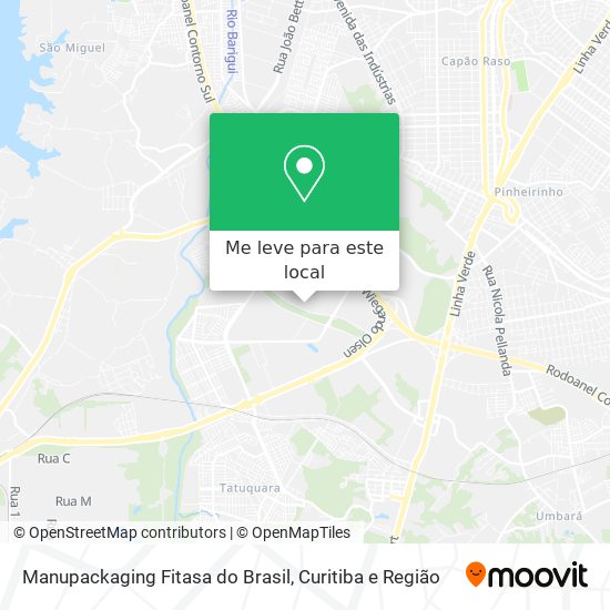 Manupackaging Fitasa do Brasil mapa