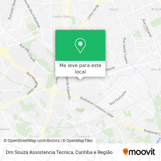 Dm Souza Assistencia Tecnica mapa