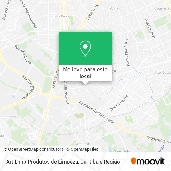 Art Limp Produtos de Limpeza mapa